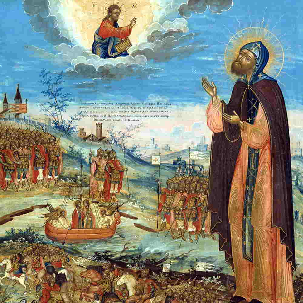 Александр Невский святой благоверный икона монашество житие