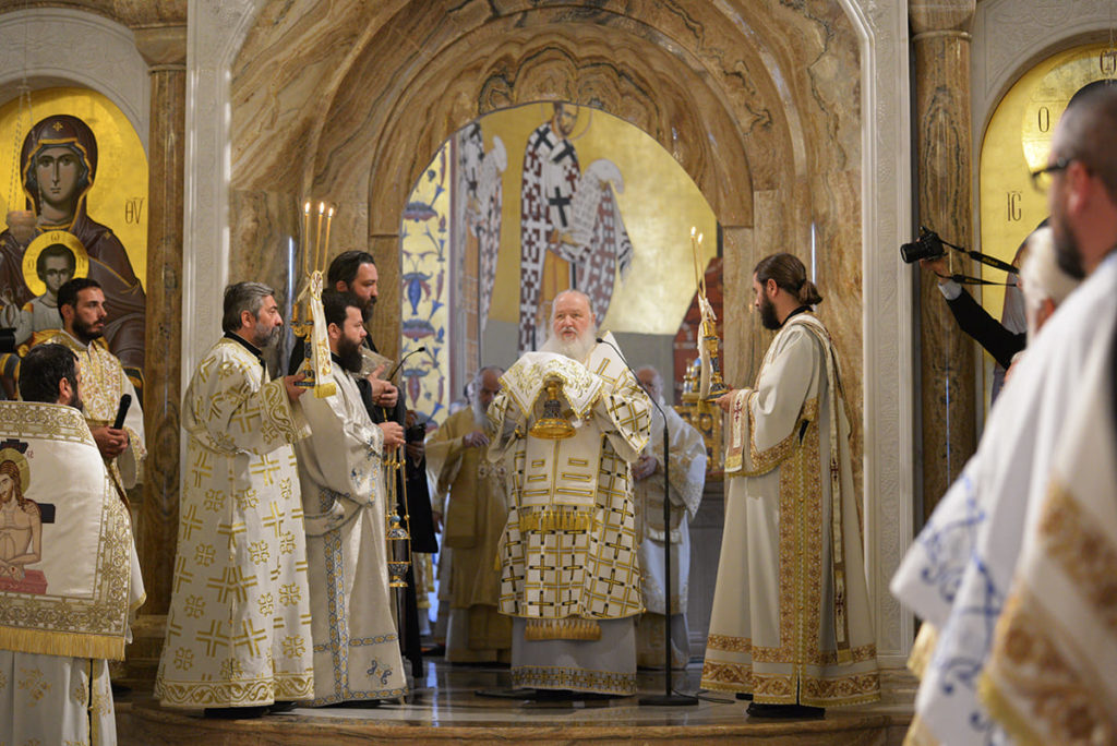 Божественная литургия патриарх