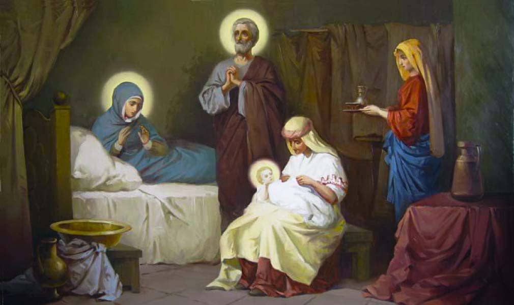 Икона Божией Матери Исааковская «Рождество Богородицы»