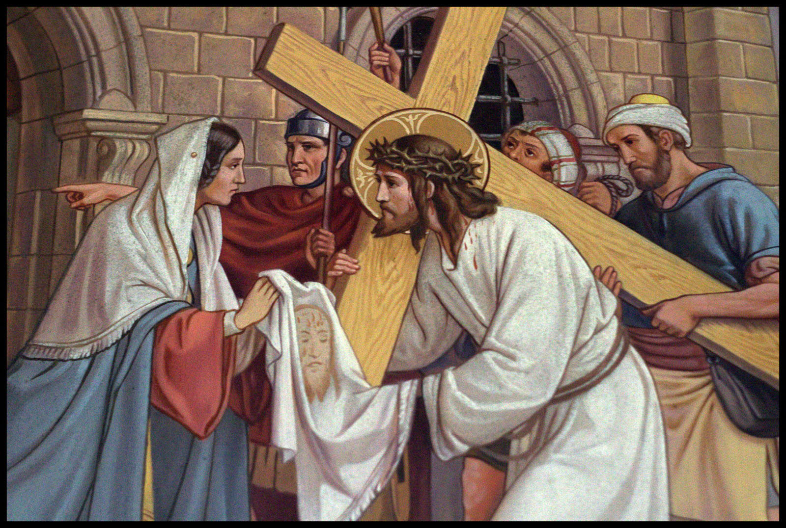 Крестный путь спасителя Иисуса Христа на Голгофу, остановки